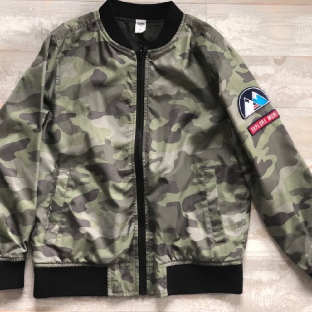 Old navy boys camo - camp bomber jacket!